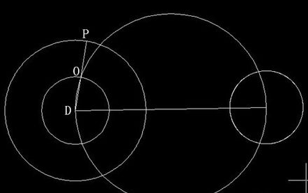 CAD如何画两个圆的外切线？