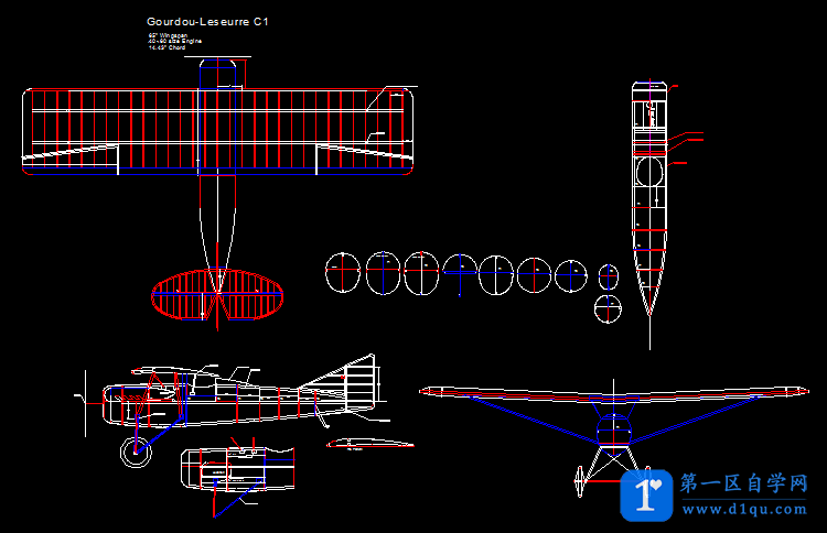 352套飞机航模CAD图纸-1