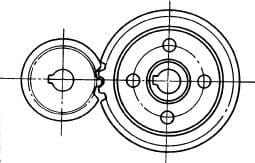 齿轮啮合画法(GB/T4459.2—1984)-6