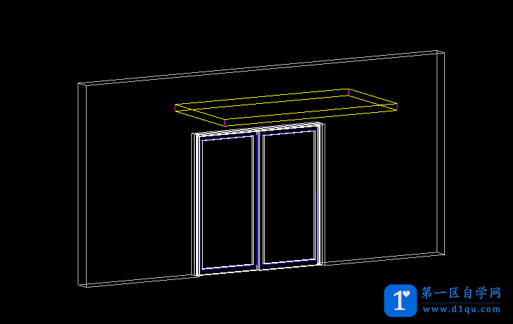 天正建筑cad怎么绘制三维立体的雨棚?-18