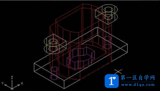 CAD绘制三维立体剖面图-17
