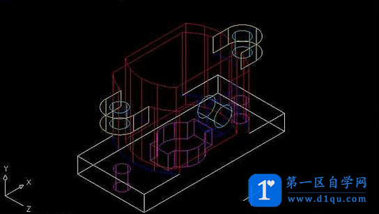 CAD绘制三维立体剖面图-23