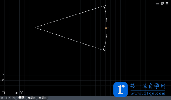 中望CAD中绘制角平分线的方法-2