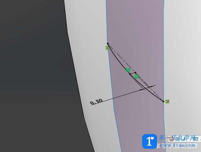 SolidWorks曲面建模：吹风机（曲面放样、曲面剪裁、曲面填充）-26