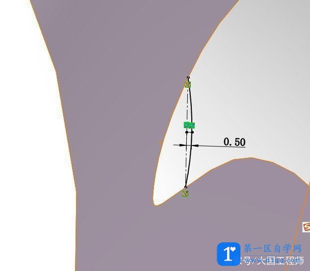 SolidWorks曲面建模：吹风机（曲面放样、曲面剪裁、曲面填充）-22