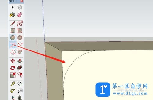 sketchup实现CAD倒圆角命令方法介绍-2