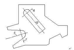 CAD中绘制垂线和斜线-4