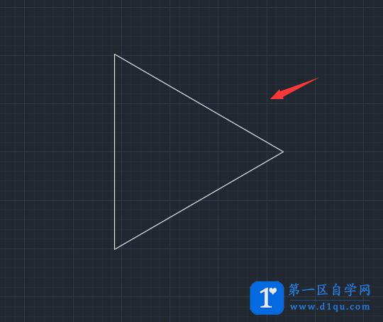 CAD等边三角形的绘制方法-8