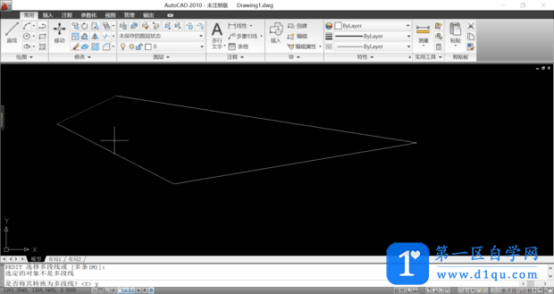 CAD如何把分散的线段合并成一个整体?-4