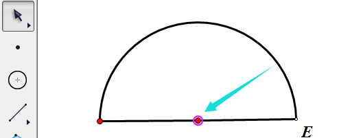几何画板怎么快速画出圆和半圆?-6