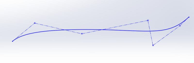 solidworks草图绘制：—样条曲线与文本的绘制-6
