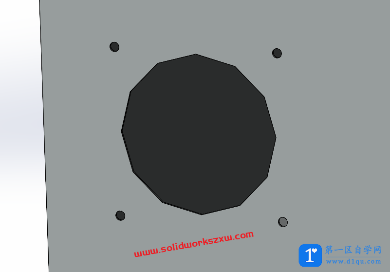 SolidWorks圆有棱角不圆怎么办？多边形圆如何处理？-1