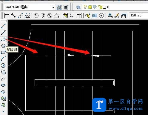 怎么用CAD画楼梯区域平面图? CAD画楼梯区域平面图的方法-11