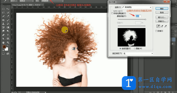 Photoshop软件怎么用色彩范围功能进行抠图？PS用色彩范围抠图的方法-2