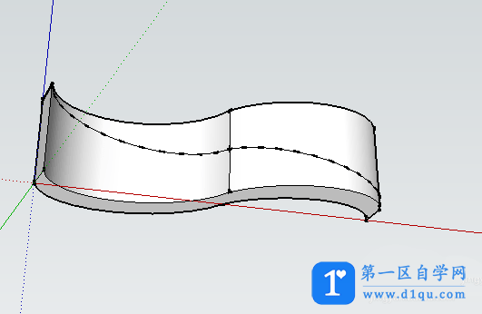 怎么用SketchUp绘制曲线坡道？SketchUp绘制曲线坡道的方法-11