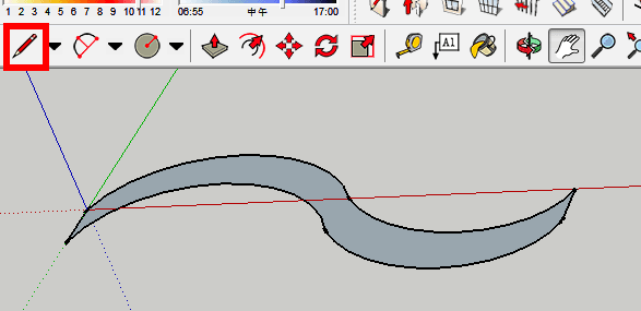 怎么用SketchUp绘制曲线坡道？SketchUp绘制曲线坡道的方法-3