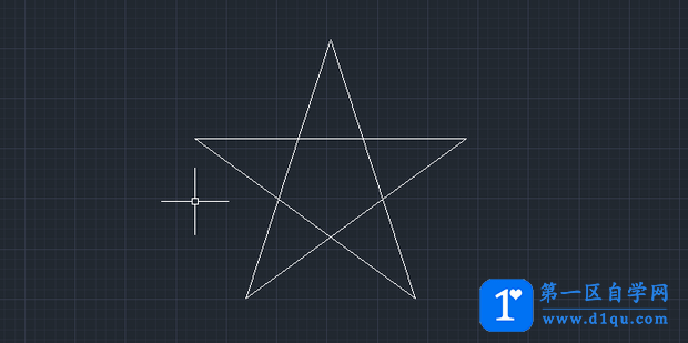 CAD怎么绘制标准五角星?-11