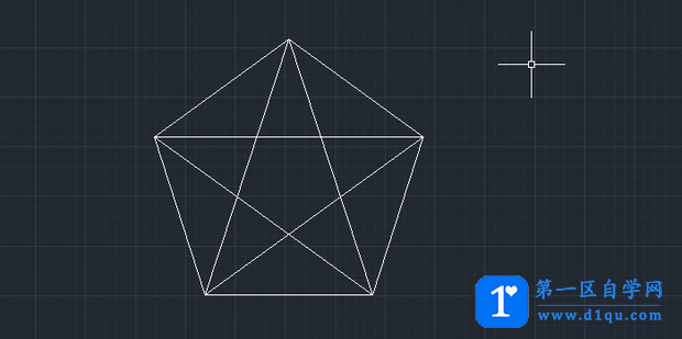 CAD怎么绘制标准五角星?-8