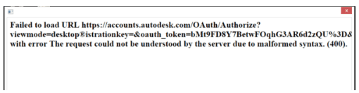 打开CAD出现无法加载url：尝试登录到Autodesk软件时显示“无法加载URL”-1