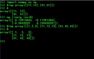 python逆矩阵如何求？python求逆矩阵的教程-6