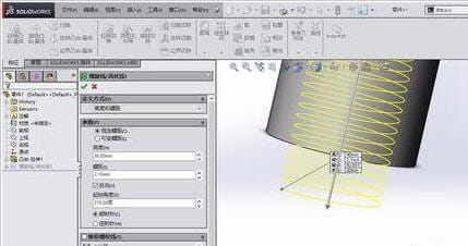SolidWorks外螺纹与内螺纹怎么画？SolidWorks画真实螺纹-7