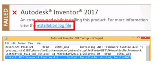 如何安装inventor时安装net？产品因为无法安装NETFramework4.6安装失败-1