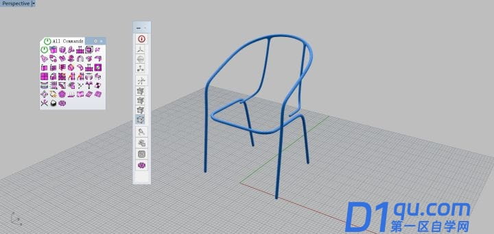 犀牛插件t-splines使用技巧（教你3条线完成3D椅子建模）-21