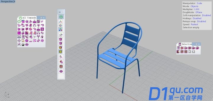 犀牛插件t-splines使用技巧（教你3条线完成3D椅子建模）-31