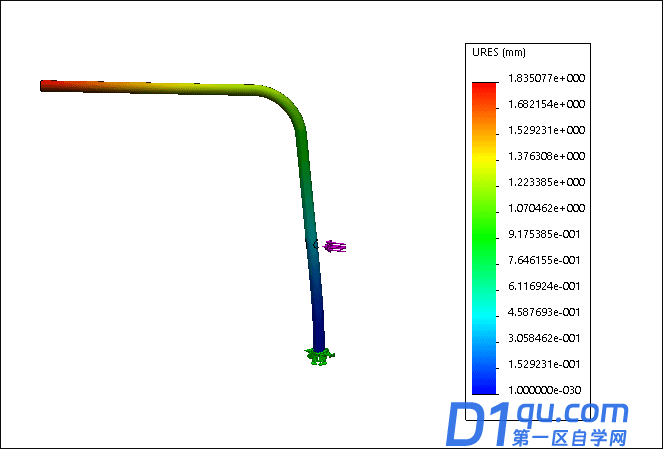 SolidWorks Simulation 有限元分析实例：动态分析-5