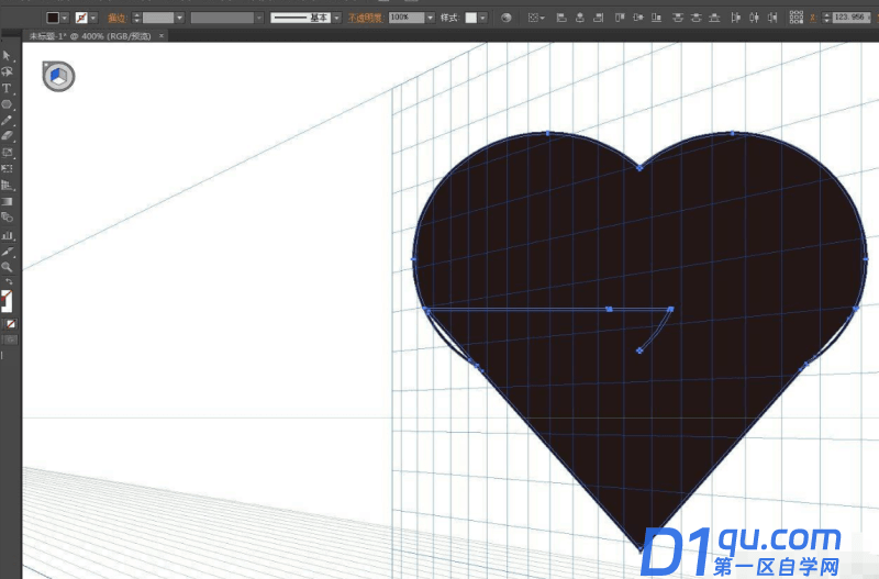 AI软件怎么绘制一个爱心图标？AI怎么画爱心？-7