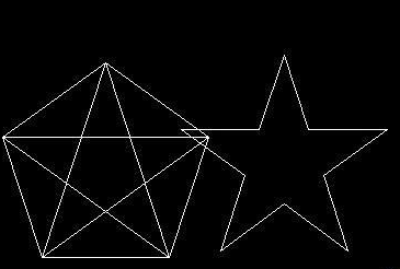CAD怎么绘制一个标准的五角星?-6