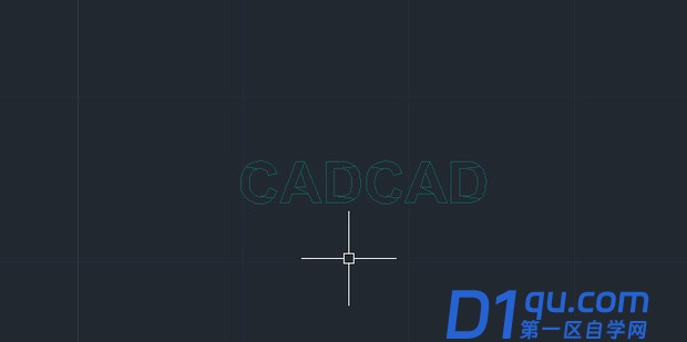 CAD怎么制作镂空字（艺术字）-5
