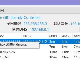 DNS优选小工具