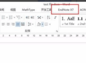 endnote怎么和word关联？