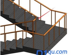 Revit扶手怎么画？Revit如何解决楼梯转角扶手的问题？